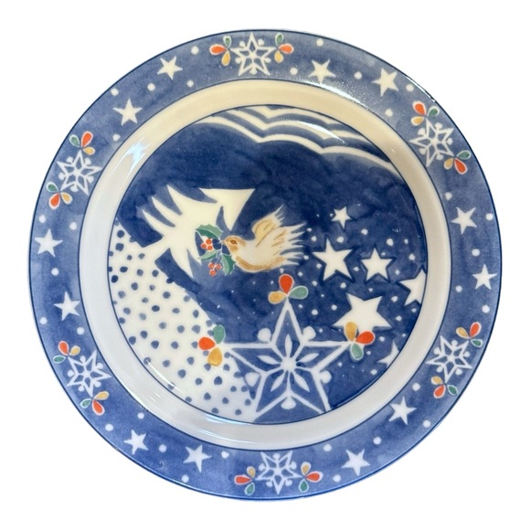 Noritake Epoch Mr. Snowman Collection Set of 4  Snowman salad plates - Picture 12 of 14